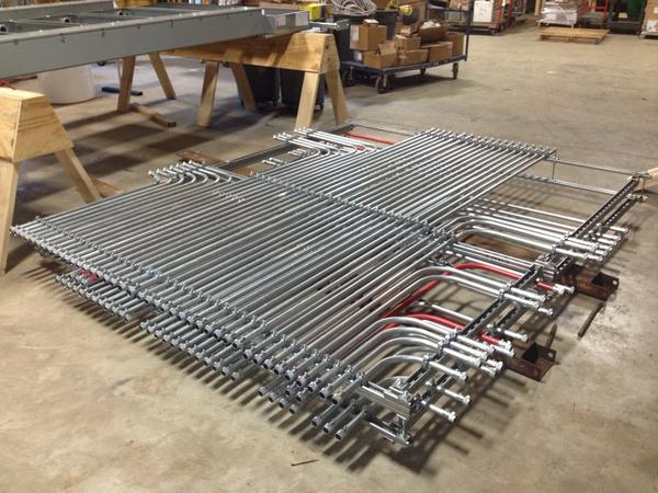 Prefab Conduit Rigs @eBIMc_ Here is a picture of a #prefab conduit hub in the fab shop, and ...