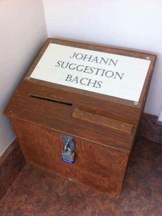 NAfME's tweet image. How about a musical suggestion box for your music classroom? #musiced