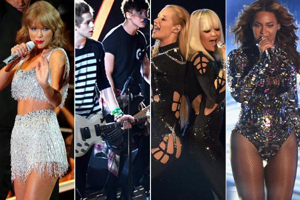 PopCrush's tweet photo. We STILL can't get over all the amazing performances from the #2014VMAs! Whose was best? --> http://t.co/1GUZwEQtLJ http://t.co/CH82XbTX6E