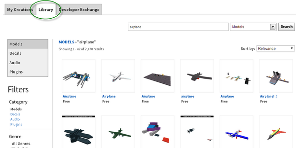 Roblox On Twitter Looking For Models Decals Audio Plugins They Ve Moved From The Catalog To The Library Tab On The Develop Page Http T Co Ebm87dns3v - how do i find decals in roblox catalog