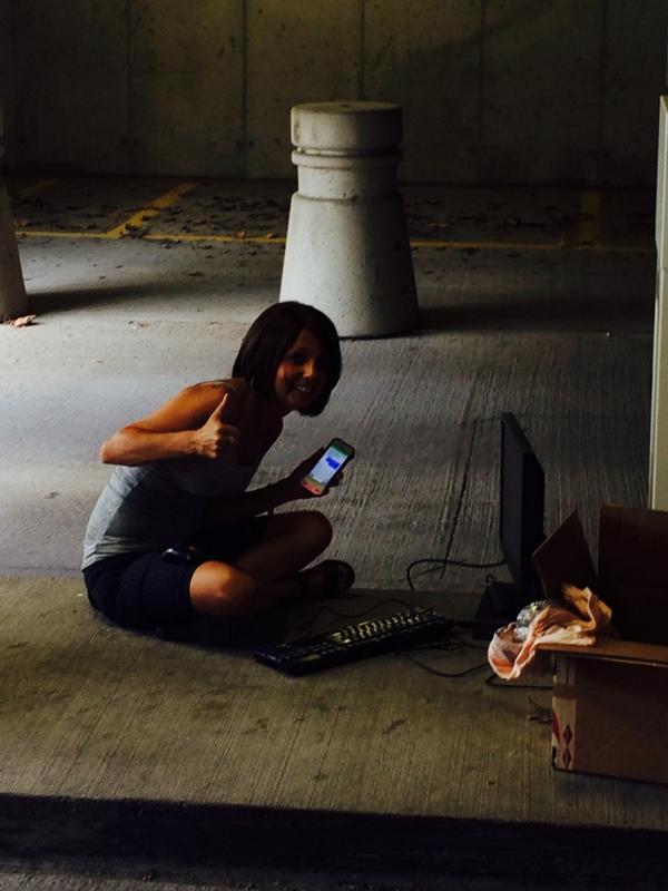 Teresa Trussell On Twitter Setting Up A Temporary Office On