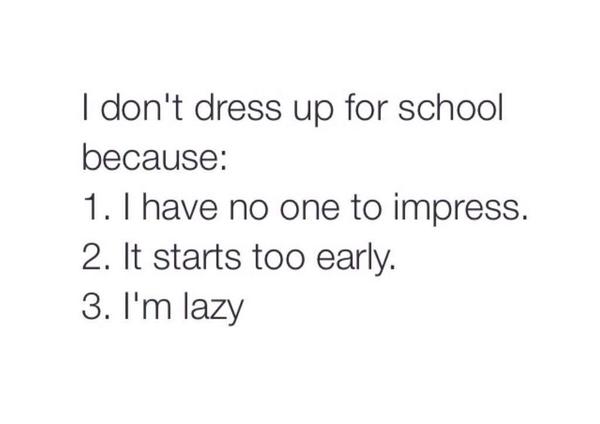 First day of school had me like