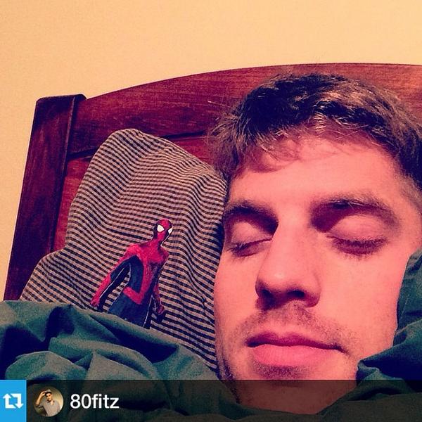 EntertainmenTwt's tweet image. Share your Amazing Spider-Man 2 pics with #SpideySighting. #Repost from @80fitz --- Goodnight Spider-Man! #flatsp...