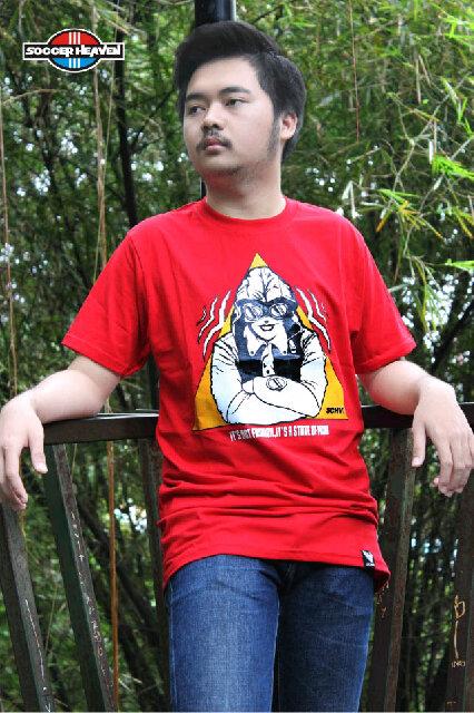 #NewArrival State of minf red - premium tees - size S M L XL - IDR 95k free sticker info order 3130813D-088802107138