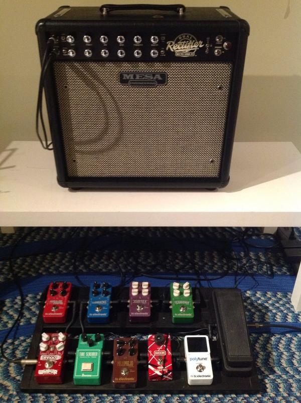 HugoBelanger's tweet image. Brand new amp. Thanks @MesaBoogie for the very hot #rectoverb