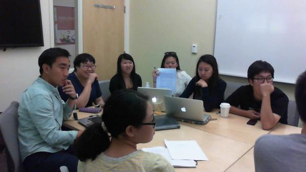 AUPeaceClub's tweet photo. P.E.A.C.E is back in action! #newsemester #beexcited http://t.co/99QQ9GaG23