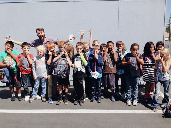 TallMrCurran's tweet photo. #Back2School #BaywoodBears #teamkid #AllMeansAll #slcusd http://t.co/2bFVpTuWom
