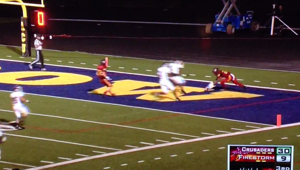 BleacherReport's tweet photo. VIDEO: Arizona Christian miraculously returns a misplayed punt for a TD in their 1st ever game http://t.co/ZxJgG4Fnw2 http://t.co/sbruHW9833