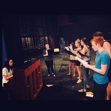 WSUSPA's tweet image. The first rehearsal of the year began today! "The Spitfire Grill" is sounding fabulous!!