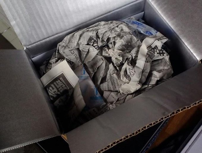 @bbouto 届いたでーさんきゅーやでー
後で家族といただきますね! 