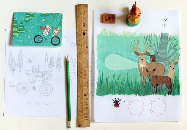 HelenaCreates's tweet image. Illustrator Susie Ghahremani @boygirlparty shares tips, advice and inspiration goo.gl/kSULBB