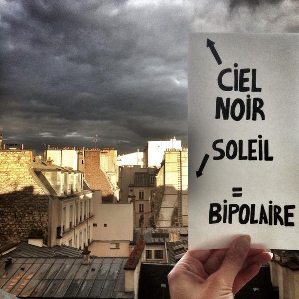 lebonlebon's tweet photo. Paris, 8h18 : Manifestement, Dame Nature a pas pris ses cachets. http://t.co/hOpudDNQYN