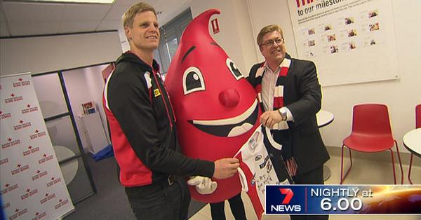 EXCLUSIVE: <a href="/stkildafc/">St Kilda FC</a> skipper Nick Riewoldt leads a special blood donation drive. <a href="/nathantemp7/">Nathan Templeton</a> reports #7NewsMelb