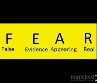 Fear.......false evidence appearing real.....PUSH my friend, never quit.......PUSH HARD!!!