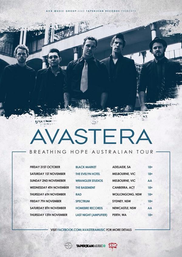ChrisAvastera's tweet photo. BREATHING HOPE AUSTRALIAN TOUR! #Avastera http://t.co/P5iehm5dOj