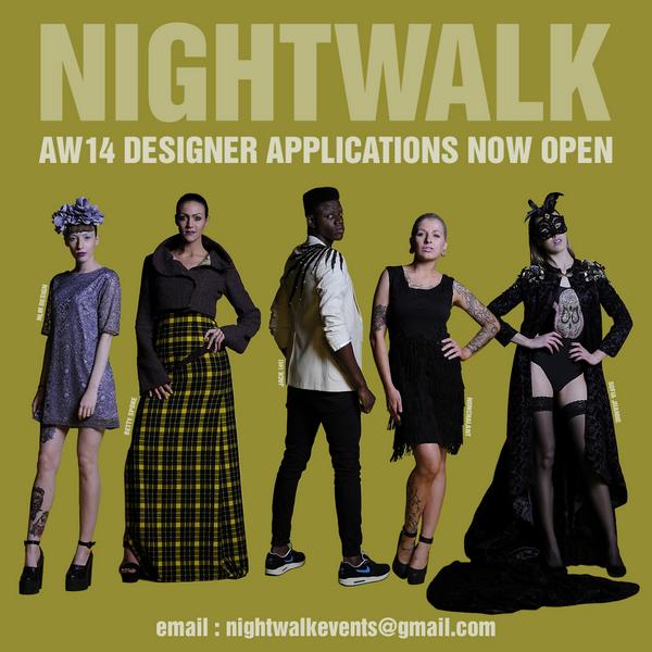 NightwalkEvents's tweet photo. Contact now to take part in our AW14 show! #nightwalk #fashionshow #scotstreetstyle #independent #fashion #designers http://t.co/AqK9mmfqn4