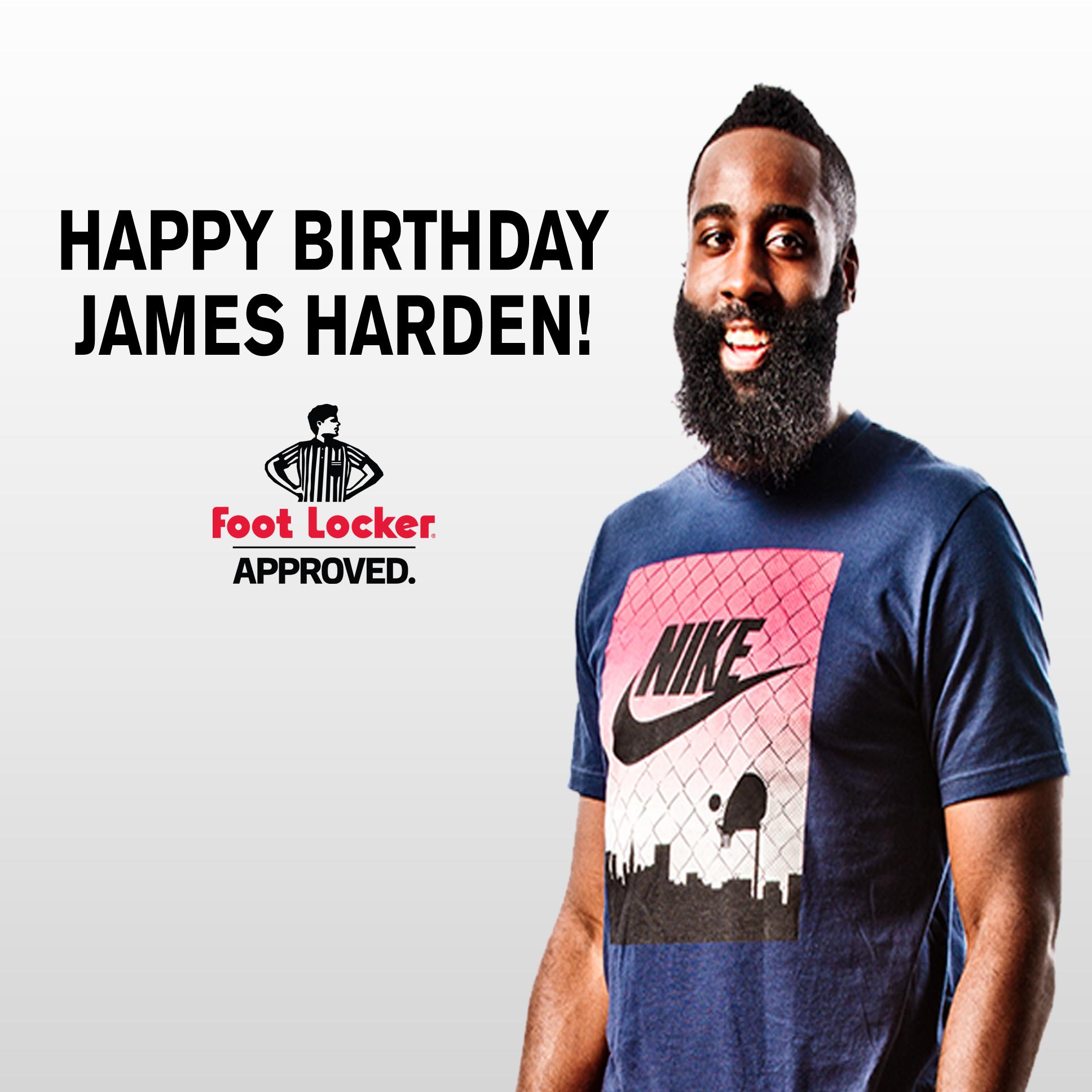 Word me and James Harden got the same bday  Happy 25th Birthday to  
