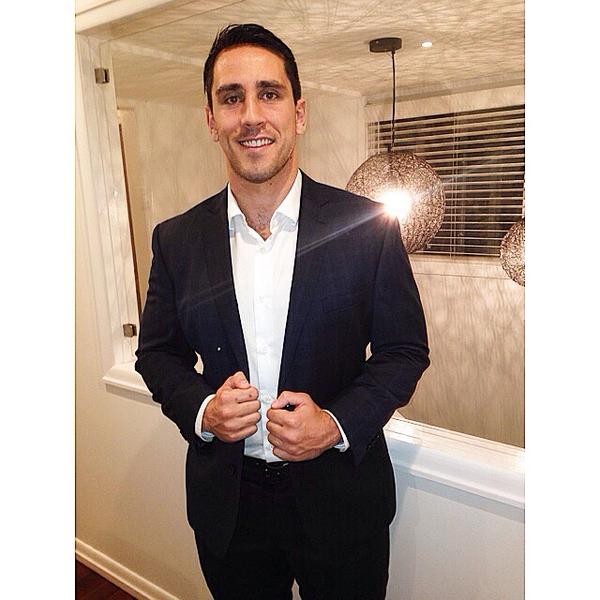 'Everyone loves a sharp dressed man in a suit.' Mercedes Benz Fashion Festival in my new <a href="/BRIGGINS_/">B R I G G I N S</a> suit.  #MBFF2014