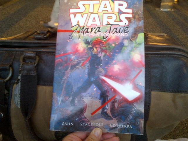 Relaxing until boarding with reading material:  "By the emperor's Hand" (@ Gate 5) http://t.co/mmu4Qlbxnz