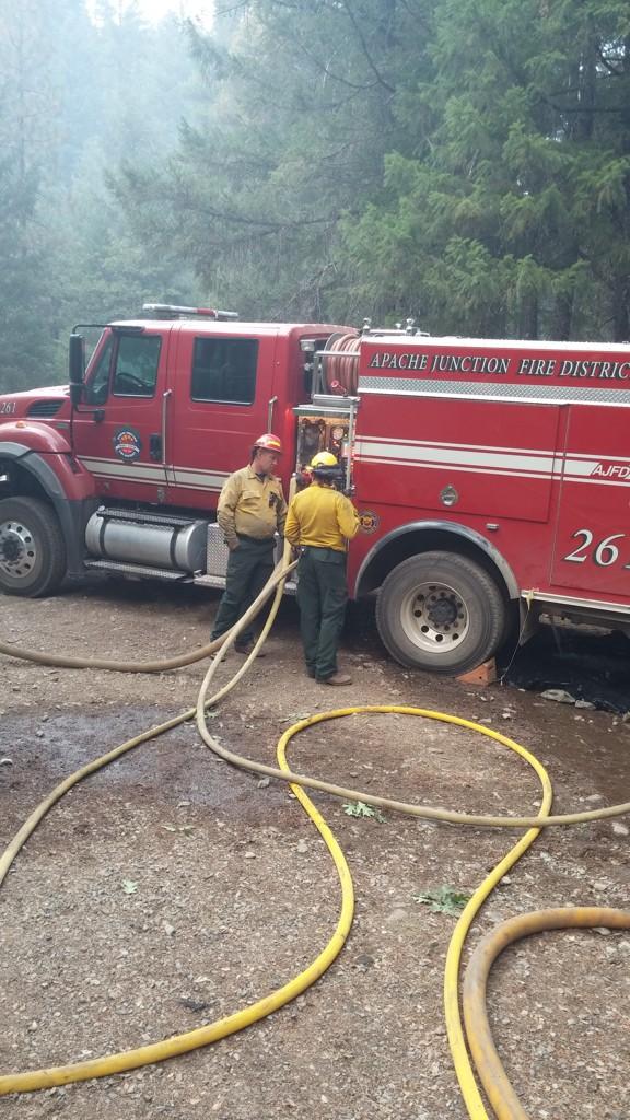 sfmd_az_gov's tweet image. Our Wildland crew working hard in CA on the July Complex Fire. #BeSafe #wildfires #JulyComplex