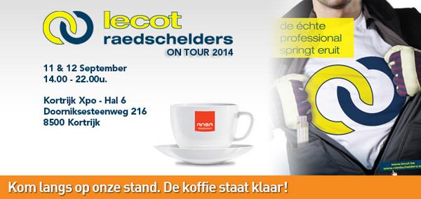 Themans_HS's tweet image. 11 &amp;amp; 12 september zijn wij aanwezig op het event "Lecot-Raedschelders on Tour" in Kortrijk Xpo - Hal 6.