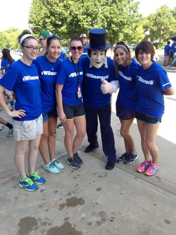 Move-in day! Had fun meeting new bods and seeing the WU community in action! #WUmovesU