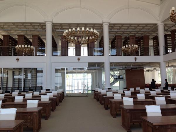 Yeni ÇOMÜ Kütüphanesi açılışa hazır :)