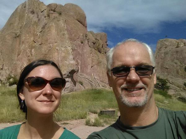 RealtorRayRI's tweet image. On a hike in Boulder with Tori