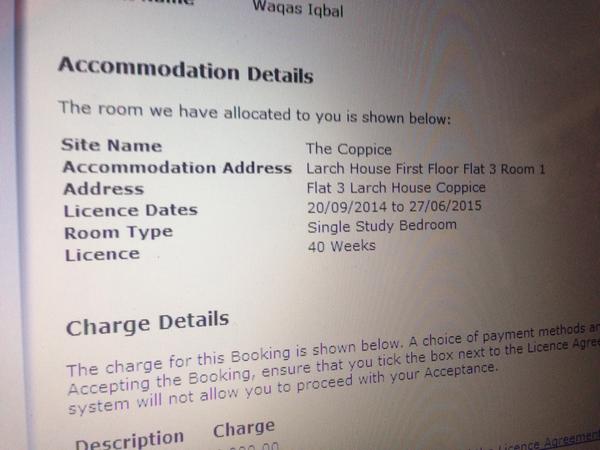 Anyone else staying at the coppice! Shout me #birminghamcityuni #coppice