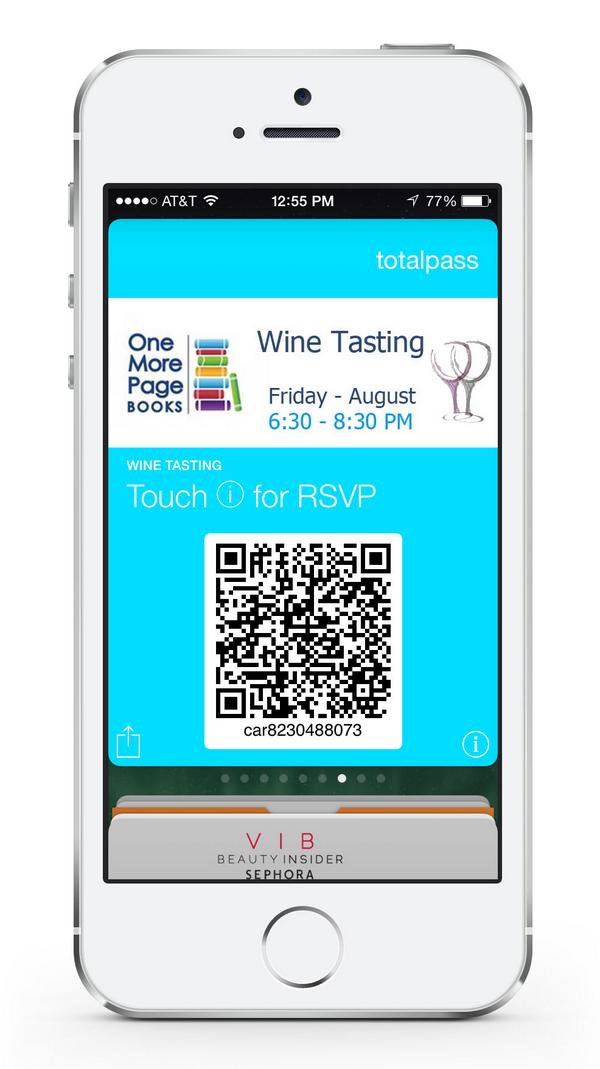 totalpass's tweet image. Here are some sample passbook marketing campaigns we created. #passbook #marketing