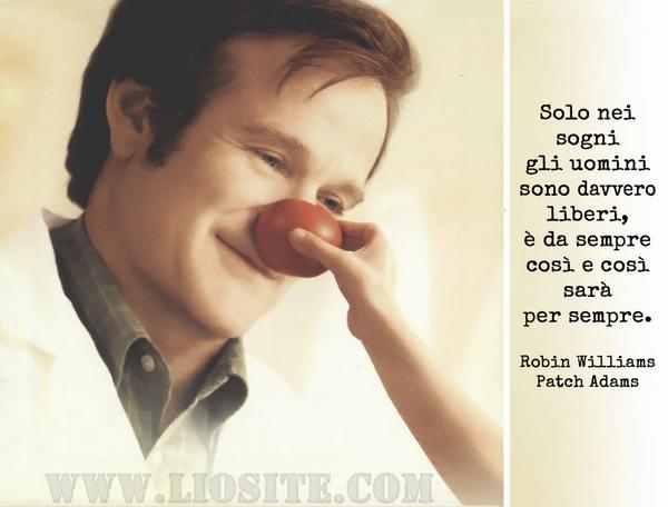 LioEmozionando's tweet photo. "Solo nei sogni gli uomini sono davvero liberi"#RobinWilliams #patchAdams,#Sogni #libertà #GraphTag #ImmaginiParlanti http://t.co/J0mBLFf3rR