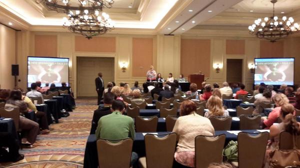 AHCA_FL's tweet photo. Secretary Liz Dudek and other Agency staff members attended @FALAconf this week to share their expertise. http://t.co/71NeLEfXLU