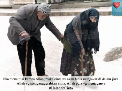 Jika mencintai karena Allah,maka cinta itu kan mengakar di dalam jiwa ~Buku #halaqahcinta