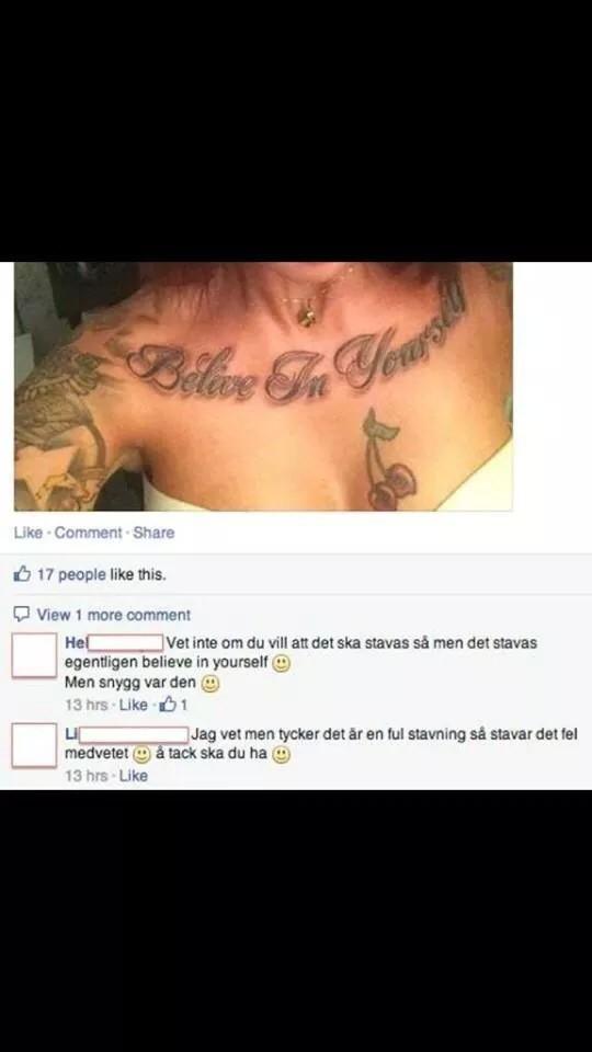 Ni vet när man gjort bort sig men vägrar att erkänna det. Detta är mästaren