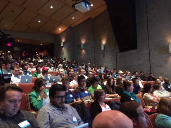 davidmacd's tweet image. #codefest2014 is filling up...