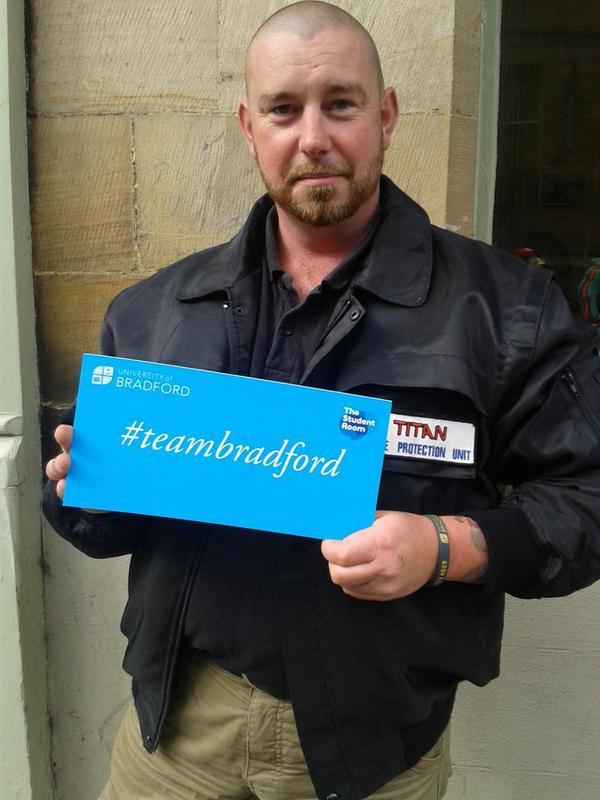 Kassandra94's tweet photo. Which television programme crew....@BradfordUni @thestudentroom #teambradford http://t.co/jlAXHCK3dP