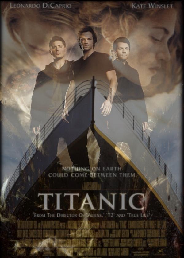 hellboundbro's tweet image. Supernatural titanic AU by @DemonXjunkie DM him if you want to join RT this and get the word out