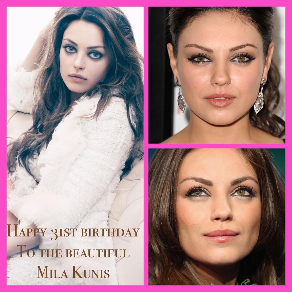 Happy birthday the stunningly beautiful Mila Kunis         