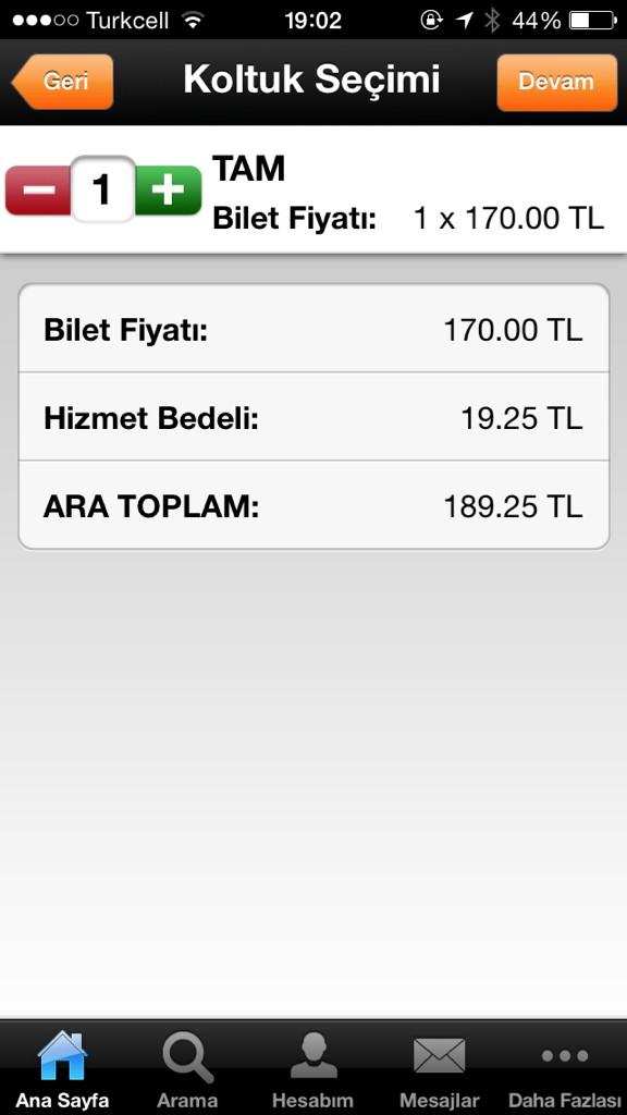 Ulan <a href="/Biletix/">Biletix</a> hizmet bedeli olarak 19,25 tl alıyosun bide bileti bana aldırtıyosun hangi hizmete para veriyorum ben