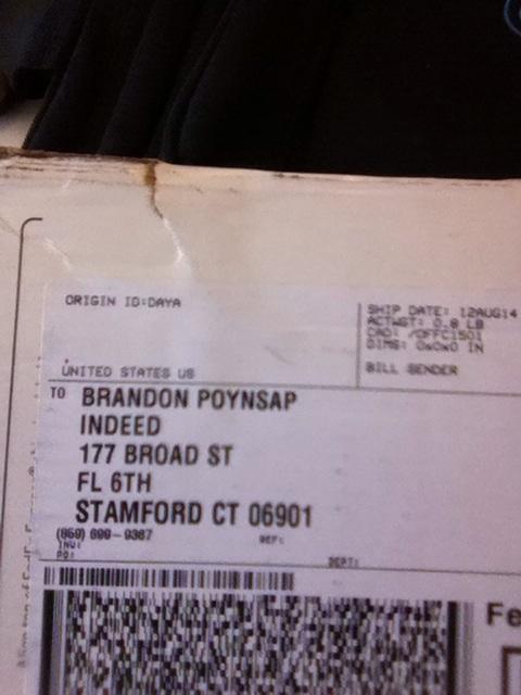 SapMove's tweet photo. A new package from FedEx! #poynsap http://t.co/Uen1kpugGg