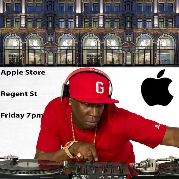 SonyMusicUK's tweet image. Q&amp;amp;A with @DJFlash4eva, 7pm tomorrow, Apple RegentSt. Sign up here: bit.ly/1d0Go3w Ask Qs using #AppleFlash
