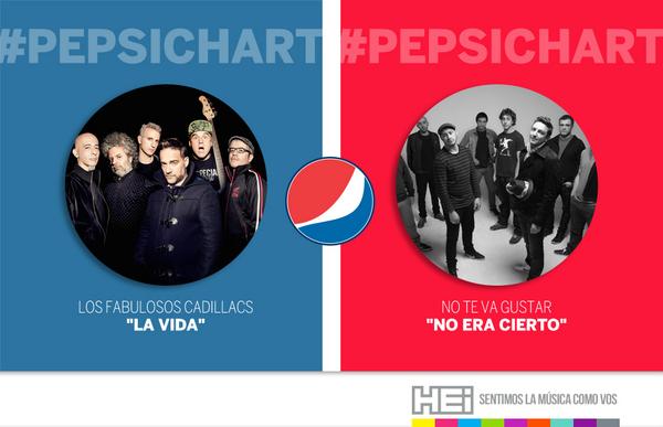 heinowpy's tweet photo. Hoy Jueves CLÁSICO a las 19Hs! Vota al ELEGIDO, hace RT si querés a NTVG o Fav a Los Fabulosos Cadillacs! #PEPSICHART http://t.co/rGpm3Zvmb4