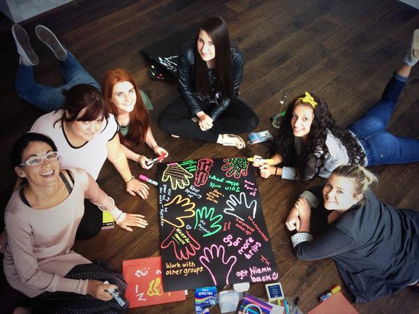 Claire9Harris's tweet image. Wonderful end to a positive project with Tandragee young people. #biggerthingstocome @beyondwallsltd @charmaine_mcb