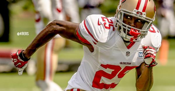 49ers's tweet photo. Up next for #49ers rookie @ward_jimmie: Stop Peyton Manning, Wes Welker @LevisStadium.

READ: http://t.co/KxnOrqFdnA http://t.co/2DbmTfzkpU