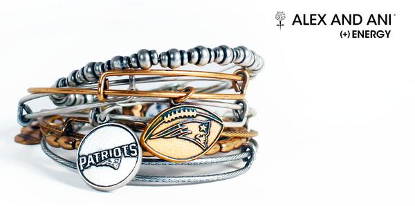 Patriots's tweet image. RT to enter to win this set of #Patriots @alexandani bangles! #PatsPracticeYouWin bit.ly/1kEtLUk