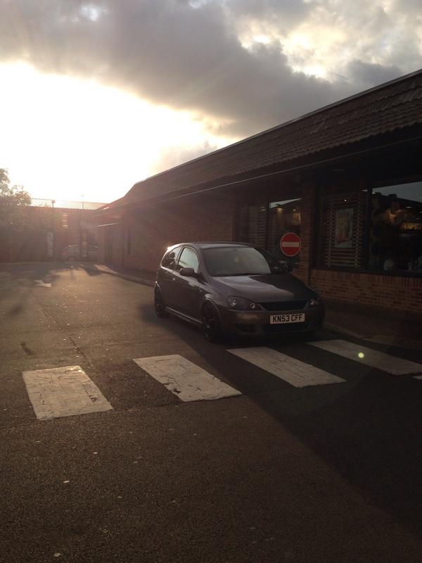 UKPoliceForce's tweet photo. @YPLAC look at this lazy twat, needed to park just a little closer to maccies http://t.co/Qp7bH74mXO