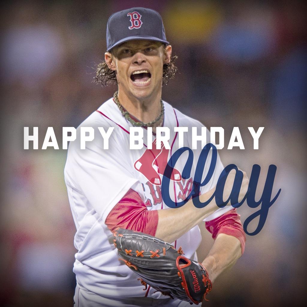 Help us wish happy birthday to Clay Buchholz! 