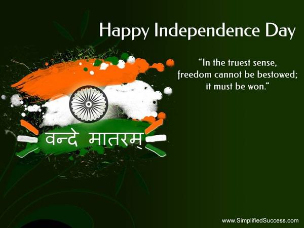 permendrakumar's tweet photo. Swantantrata Diwas ki sabhi Bhartiyo ko Hardik Subhkamanayen...

HAPPY INDEPENDENCE DAY!!!!! http://t.co/wSdI4usPqZ