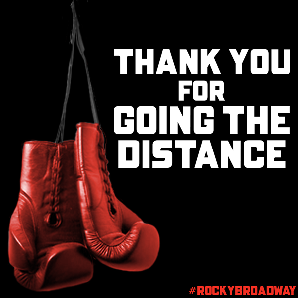 Thanks for being part of Team ROCKY! #RockyBroadway