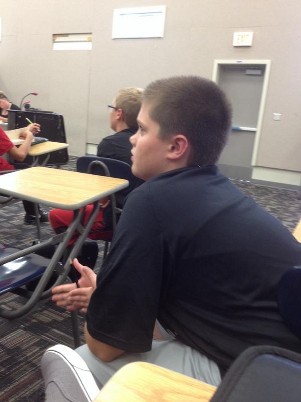 NicLeo2014's tweet photo. Study Hall. Fun? Or nah http://t.co/N7mgUIELc3
